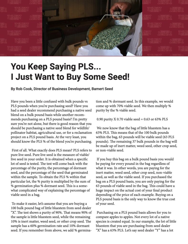 buying seed article