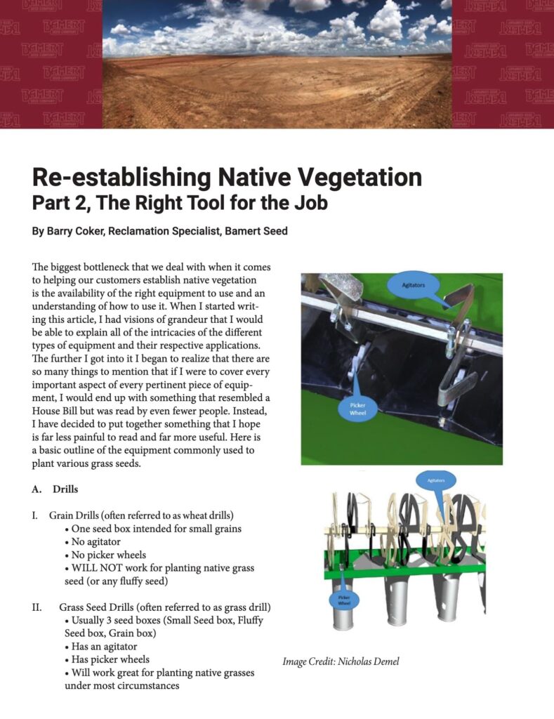 reestablishing native vegetation pt 2