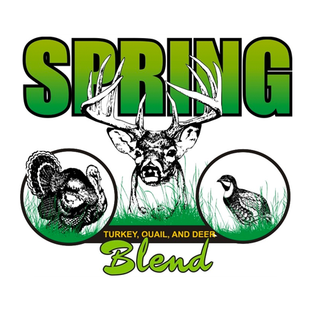 spring turkey quail and deer blend logo